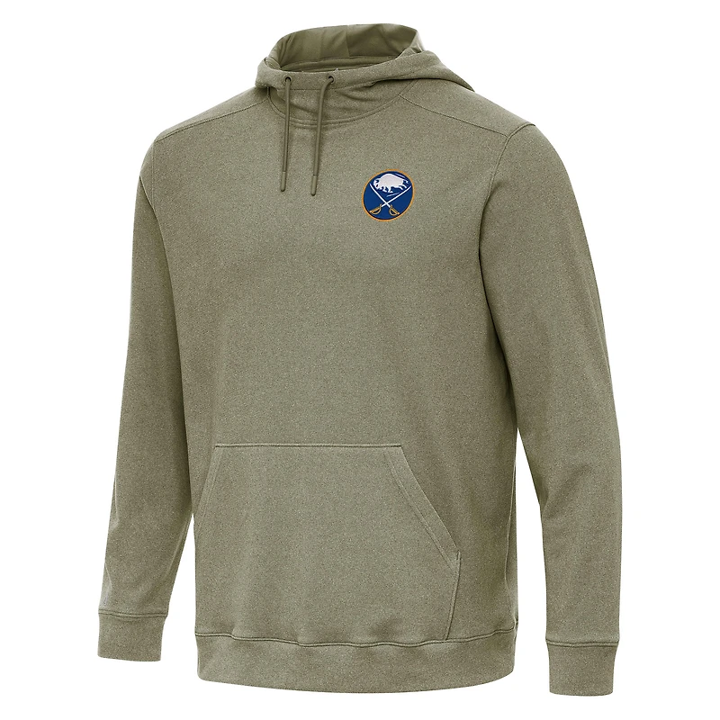 Men's Antigua Olive Buffalo Sabres Cloud Pullover Hoodie