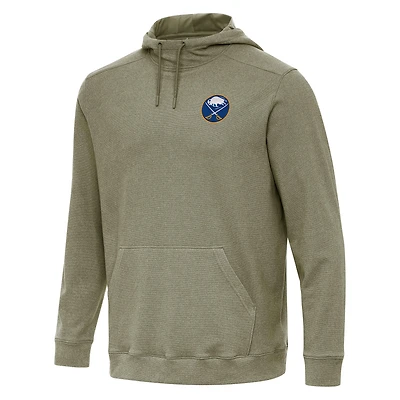 Men's Antigua Olive Buffalo Sabres Cloud Pullover Hoodie