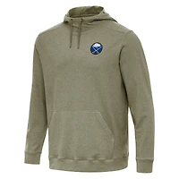 Men's Antigua Olive Buffalo Sabres Cloud Pullover Hoodie