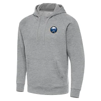 Men's Antigua Heather Gray Buffalo Sabres Big & Tall Victory Pullover Hoodie