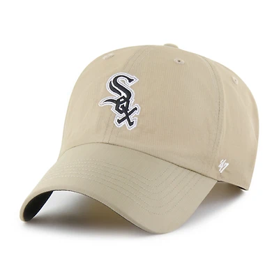 Men's '47  Khaki Chicago White Sox Performance Clean Up Adjustable Hat