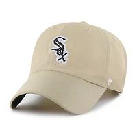 Men's '47  Khaki Chicago White Sox Performance Clean Up Adjustable Hat