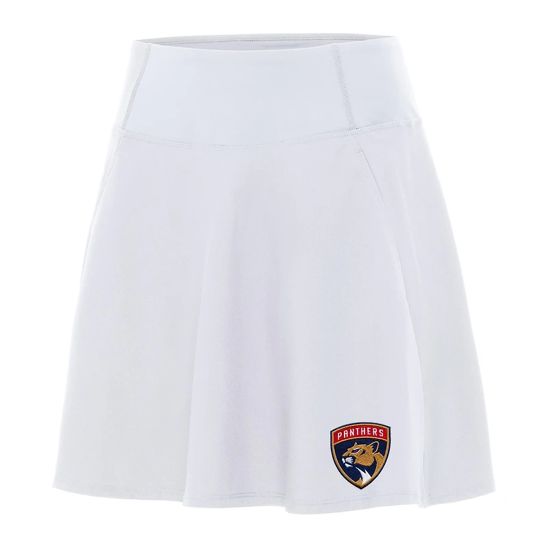 Women's Antigua White Florida Panthers Chip Skort