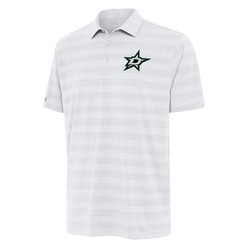 Men's Antigua White Dallas Stars Tunnel Polo