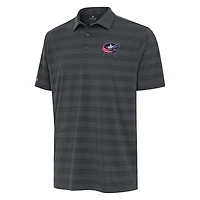 Men's Antigua Pewter Columbus Blue Jackets Tunnel Polo
