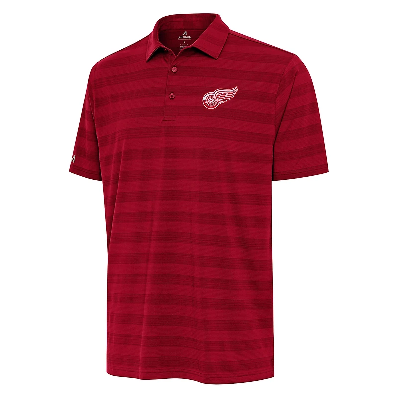 Men's Antigua Red Detroit Red Wings Tunnel Polo