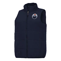 Women's Antigua Navy Edmonton Oilers Experience Full-Zip Vest