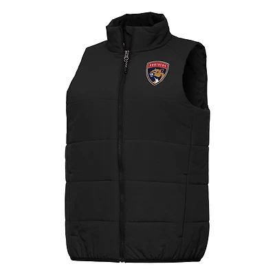 Women's Antigua Black Florida Panthers Experience Full-Zip Vest
