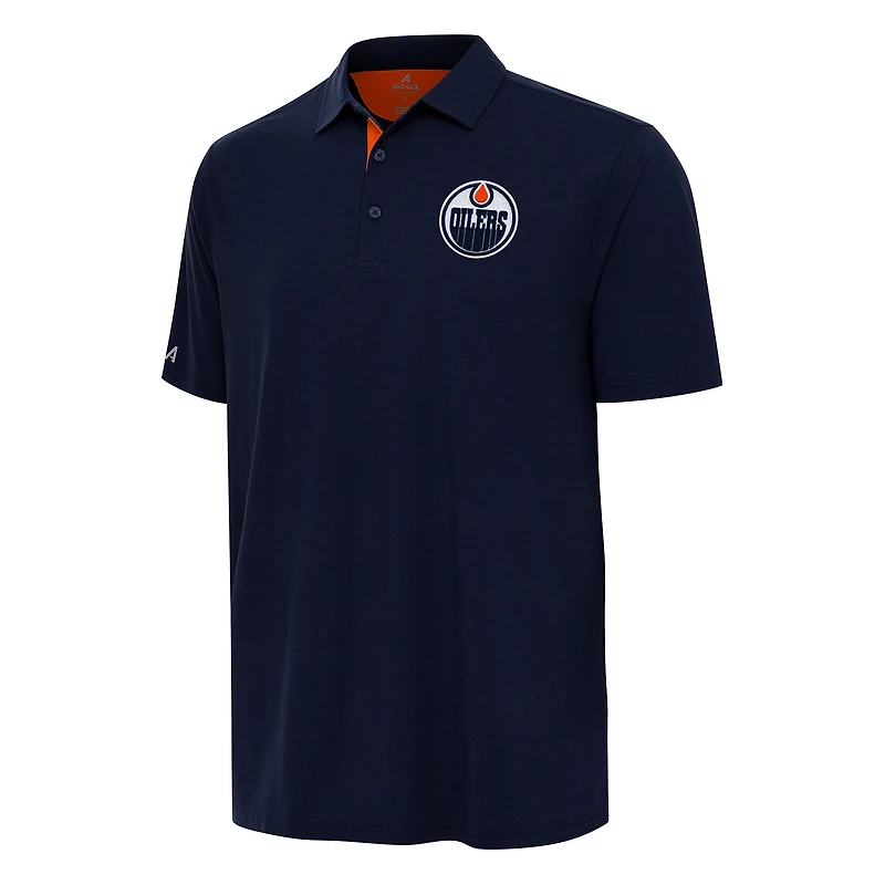 Men's Antigua Navy Edmonton Oilers Era Polo
