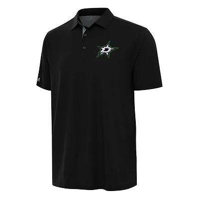 Men's Antigua Black Dallas Stars Era Polo