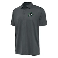 Men's Antigua Charcoal Dallas Stars Ellipse Polo