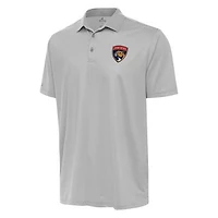 Men's Antigua Gray/White Florida Panthers Rings Polo