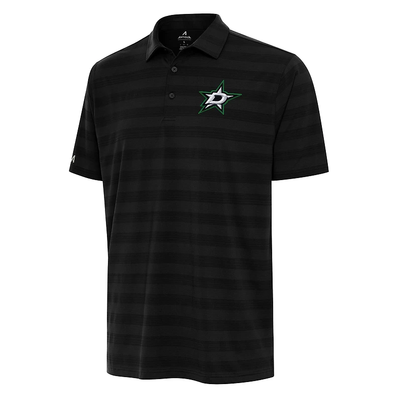 Men's Antigua  Black Dallas Stars Big & Tall Tunnel Polo
