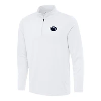 Men's Antigua White Penn State Nittany Lions Reprocess Quarter-Zip Top