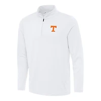 Men's Antigua White Tennessee Volunteers Reprocess Quarter-Zip Top