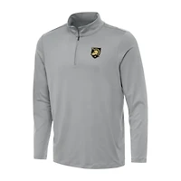 Men's Antigua Gray Army Black Knights Reprocess Quarter-Zip Top