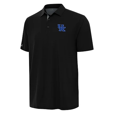 Men's Antigua Heather Gray Kentucky Wildcats Era Polo
