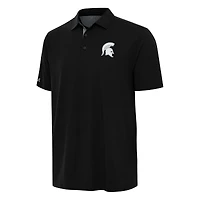Men's Antigua Black Michigan State Spartans Era Polo