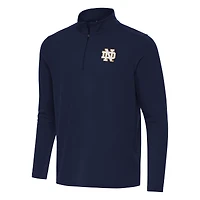 Men's Antigua Navy Notre Dame Fighting Irish Intent Quarter-Zip Top