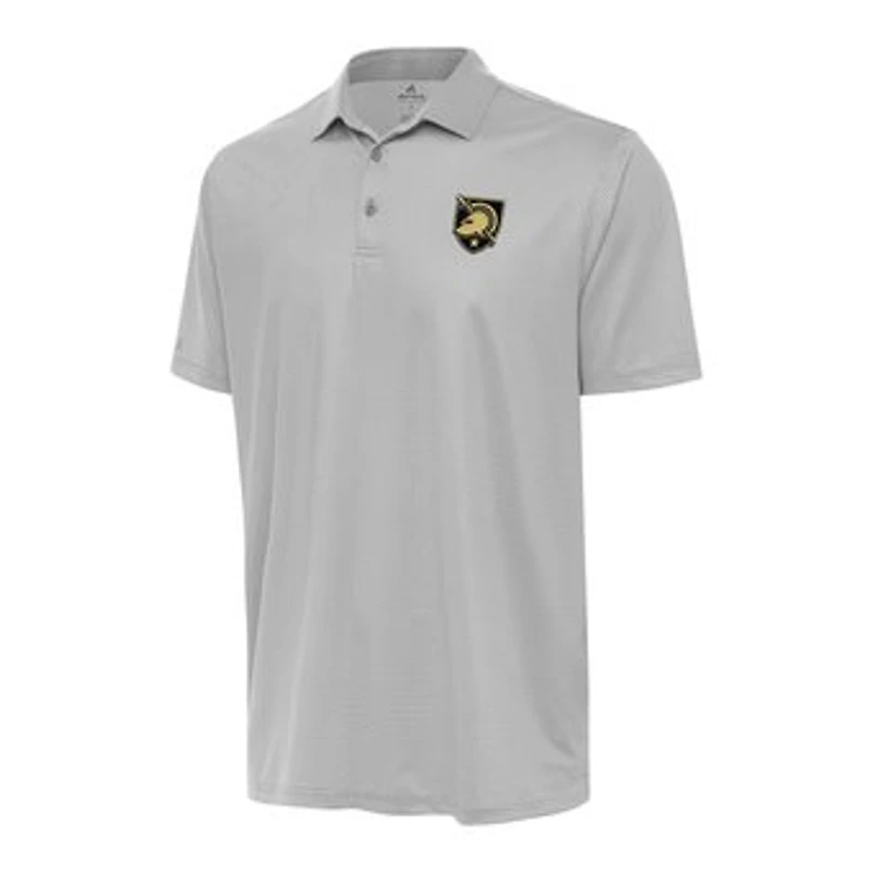 Men's Antigua Gray/White Army Black Knights Rings Polo