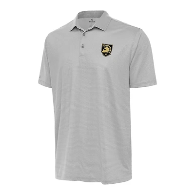 Men's Antigua Gray/White Army Black Knights Rings Polo