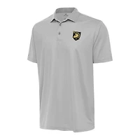 Men's Antigua Gray/White Army Black Knights Rings Polo