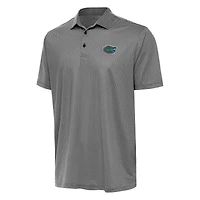 Men's Antigua Black/White Florida Gators Rings Polo