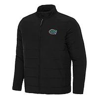 Men's Antigua Black Florida Gators Swelter Full-Zip Puffer Jacket