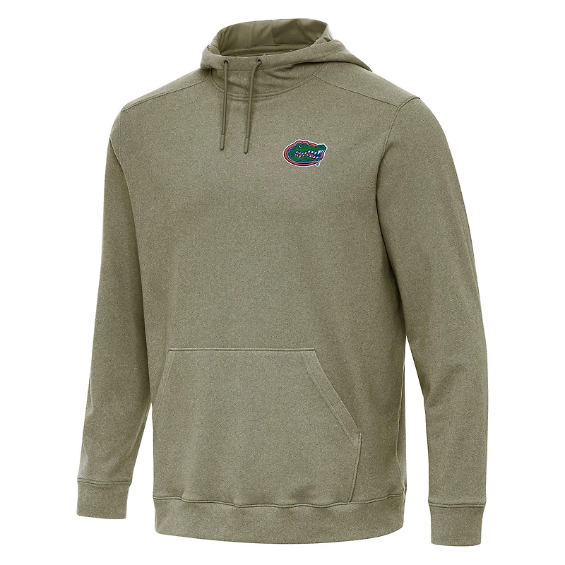 Men's Antigua Olive Florida Gators Cloud Pullover Hoodie