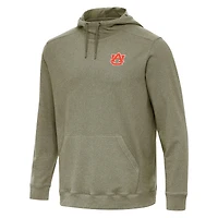 Men's Antigua Olive Auburn Tigers Cloud Pullover Hoodie