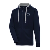 Men's Antigua Navy Penn State Nittany Lions Big & Tall Victory Full-Zip Hoodie