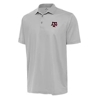 Men's Antigua Gray/White Texas A&M Aggies Rings Polo