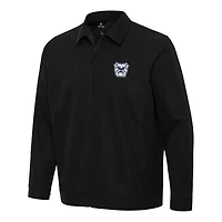 Men's Antigua  Black Butler Bulldogs Pivot Full-Zip Jacket