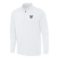 Men's Antigua White Butler Bulldogs Reprocess Quarter-Zip Top