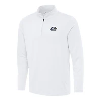 Men's Antigua White Georgia Southern Eagles Reprocess Quarter-Zip Top