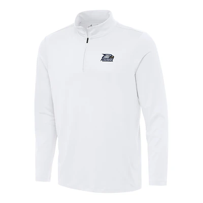 Men's Antigua White Georgia Southern Eagles Reprocess Quarter-Zip Top