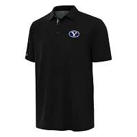 Men's Antigua Black/Gray BYU Cougars Era Polo