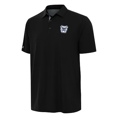 Men's Antigua Black/Gray Butler Bulldogs Era Polo