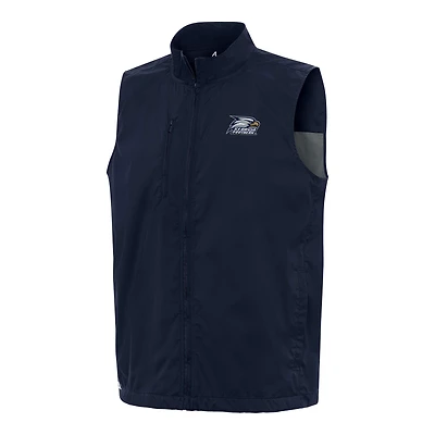 Men's Antigua  Navy Georgia Southern Eagles Brisk Full-Zip Vest