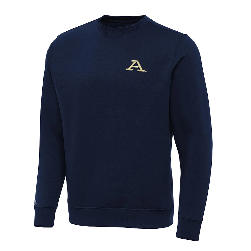 Men's Antigua Navy Akron Zips Big & Tall Victory Pullover Sweatshirt
