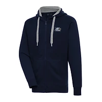 Men's Antigua Navy Georgia Southern Eagles Big & Tall Victory Full-Zip Hoodie Jacket