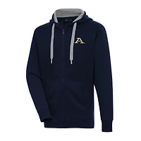 Men's Antigua Navy Akron Zips Big & Tall Victory Full-Zip Hoodie Jacket