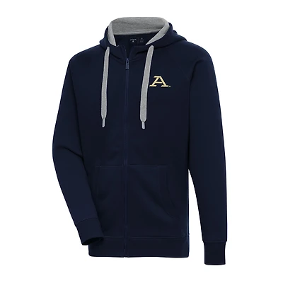 Men's Antigua Navy Akron Zips Big & Tall Victory Full-Zip Hoodie Jacket