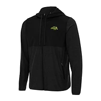 Men's Antigua Black NDSU Bison Sway Full-Zip Hoodie Jacket