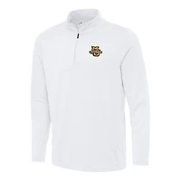 Men's Antigua White Marquette Golden Eagles Reprocess Quarter-Zip Top