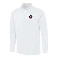 Men's Antigua White Northern Illinois Huskies Reprocess Quarter-Zip Top