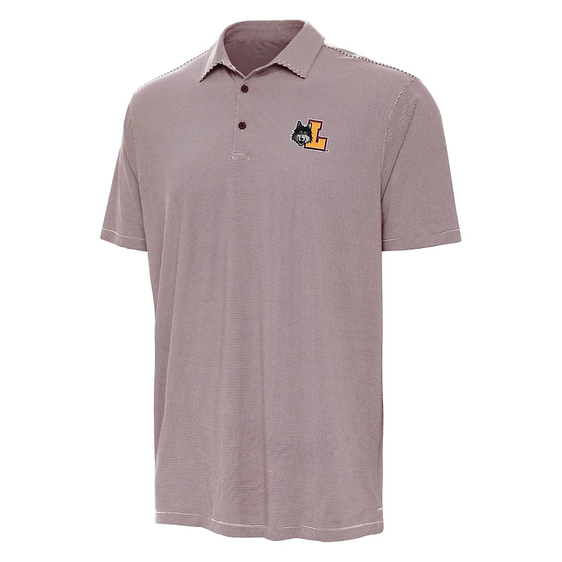 Men's Antigua Maroon Loyola Chicago Ramblers Twine Polo