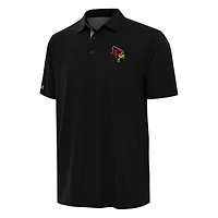 Men's Antigua Black/Gray Illinois State Redbirds Era Polo