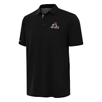 Men's Antigua Black/Gray New Mexico State Aggies Era Polo