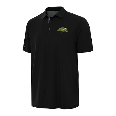 Men's Antigua Black/Gray NDSU Bison Era Polo